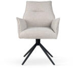  Sophia Forgó Szék - Bézs Szövet - Fekete Láb (SOPHCHPUTBGEBCKI)