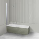 Oltens Készlet egyenes kád Oltens Langfoss 10002900, zuhanyparaván Oltens Sela 23202100 (18001900)