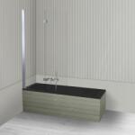 Oltens Készlet egyenes kád Oltens Langfoss 10003300, zuhanyparaván Oltens Sela 23202100 (18002300)