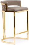 Vegas Bárszék - Bézs Bársony - Arany Fém - 60cm (VEGAH6XXBGEGLDI)