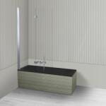 Oltens Készlet zuhanyparaván Oltens Sela 23202100, egyenes kád Oltens Langfoss 10001300 (18000300)