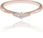 Moon Diamonds rozé arany gyűrű - 50-00546-1256F/52 (50-00546-1256F/52)