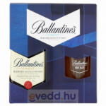 Ballantine's 0, 7L Díszdobozban Pohárral (DRS)*