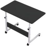 Leziter Állítható magasságú laptopasztal 80x40 cm fekete (LYHL-030-BL) - snaigeshop