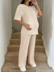 Shein Texturált Nadrág Szett Póló (s)