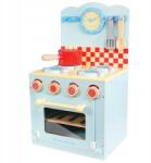 KidKraft Kék fa konyha sütővel és Le Toy Van főzőlappal (W7125)