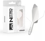 Red Dragon Darts toll és szár egyben Red Dragon Nitro Flite fehér, standard toll és közepes szár