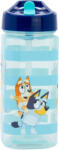 Exity Bluey műanyag szívószálas kulacs 410 ml NETE90094 (NETE90094)