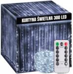 WS Karácsonyi Fényfüzér Ablakra XL 3X3 M Led Fényfüggöny Girland Fehér (MARS2_COLD)