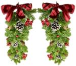 Yes Home Ajtódísz Karácsonyi Girland Toboz Lucfenyő Berkenye Nagy 60 CM (ozdoba girlanda świąteczna na drzwi)