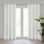 Takoy Draperie gata făcută ANGELIKA din etamină cu efect de ploaie fină 140 x 250 cm-HF-460742