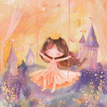 Takoy Panel vízálló poliészterből 49x49 lila hercegnő