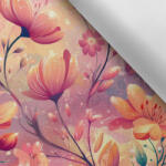 Takoy Vízálló poliészter TD/NS mesebeli rózsaszín virágok