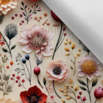 Takoy Vízálló poliészter TD/NS 3D-s virágok Selena