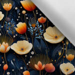 Takoy Vízálló poliészter TD/NS sötét virágok 45