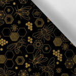 Takoy Vízálló poliészter TD/NS mintás méhek fekete alapon