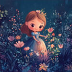 Takoy Panel vízálló poliészterből 50x50 sötétkék hercegnő Mia