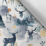 Takoy Vízálló poliészter TD/NS mintás téli szarvas fehér