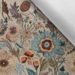 Takoy Vízálló poliészter TD/NS bézs hímzés nyomtatási minta Rose