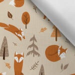 Takoy Vízálló poliészter TD/NS mintás őszi rókák bézs