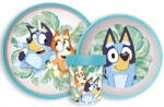  Bluey Leaves csúszásmentes étkészlet, micro műanyag szett (JVL66683) - oliviashop