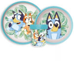  Bluey Tropical csúszásmentes étkészlet, micro műanyag szett (JVL66685) - oliviashop