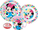  Disney Minnie Feel Good étkészlet, micro műanyag szett bögrével 350 ml (JVL22240) - oliviashop