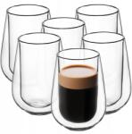 Kadax Thermo Poharak Kávé Tea Latte 260ml Duplafalú Italok 6db (K1638)