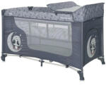 Lorelli Moonlight 2 multifunkciós utazóágy - Cool Grey Pandas