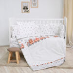 Lorelli Lilly ágynemű garnitúra 60x120 - Train Grey - aprotalpak