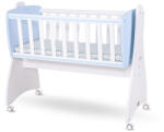 Lorelli First Dreams ringatható bölcső 105x55 - White / Baby Blue New