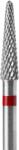 Everin Capăt Freză Tungsten Carbide Roșu 3, 5x14 mm | Bit Freză Electrică (BTE-36R)