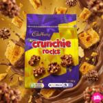 Cadbury Crunchie Rocks - Tejcsokoládés ropogós falatkák mézes karamellával 100g