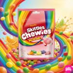Skittles Chewies Fruit - Gyümölcsízű puha cukorkák 137 g