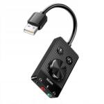 SOUNIX Külső Usb Hangszórókártya Adapter Audio Fejhallgatóhoz és Mikrofonhoz Sounix (audio converter)