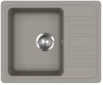 Evido HOME 45 S Compact gránit mosogató, 575 x 460 mm, platina (442066) - novatop