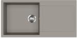 Evido CUBO XL 6 S gránit mosogató, 1000 x 500 mm, platina (442059) - novatop