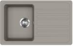 Evido HOME 45 S gránit mosogató, 765 x 460 mm, platina (442065) - novatop