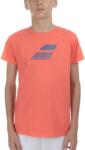 Babolat Tricou baieti Babolat Exercise Logo - portocaliu (4BS25444-6021b)