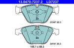 ATE Set Placute Frana, Frana Disc 13.0470-7237.2 Bmw 3/X1/Z4