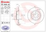 BREMBO Disc Frana 08.9460. 61 Fiat 500L/Tipo