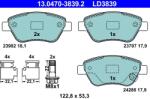 ATE Set Placute Frana, Frana Disc 13.0470-3839.2 Opel Adam/Corsa D Vauxhall Adam (13.0470-3839.2)