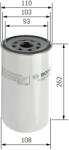 Bosch Filtru Combustibil F026402017 Renault Trucks Magnum Volvo 7700/8700/9700/9900/B9 (F026402017)
