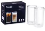 DeLonghi Double Wall Cold Brew Glass Large üvegpohár 2db-os, 300ml (DLSC325) (DLSC325)