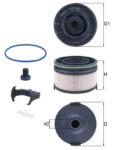 KNECHT Filtru Combustibil Kx533Kit Mercedes-Benz A-Class/B-Class/C-Class/Cla/Cls/Gla (KX533KIT)