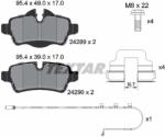 TEXTAR Set Placute Frana, Frana Disc 2428904 Mini Mini/Mini Clubman