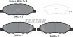 TEXTAR Set Placute Frana, Frana Disc 2468201 Mazda Familia Mitsubishi Lancer Viii