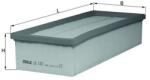 KNECHT Filtru Aer Lx1211 Audi A3/Q3/Tt Borgward Bx7 Seat Alhambra/Altea/Leon/Toledo Iii (LX1211)