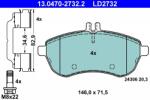 ATE Set Placute Frana, Frana Disc 13.0470-2732.2 Mercedes-Benz C-Class/E-Class/Slc