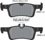 TEXTAR Set Placute Frana, Frana Disc 2584104 Ford Fiesta Vii